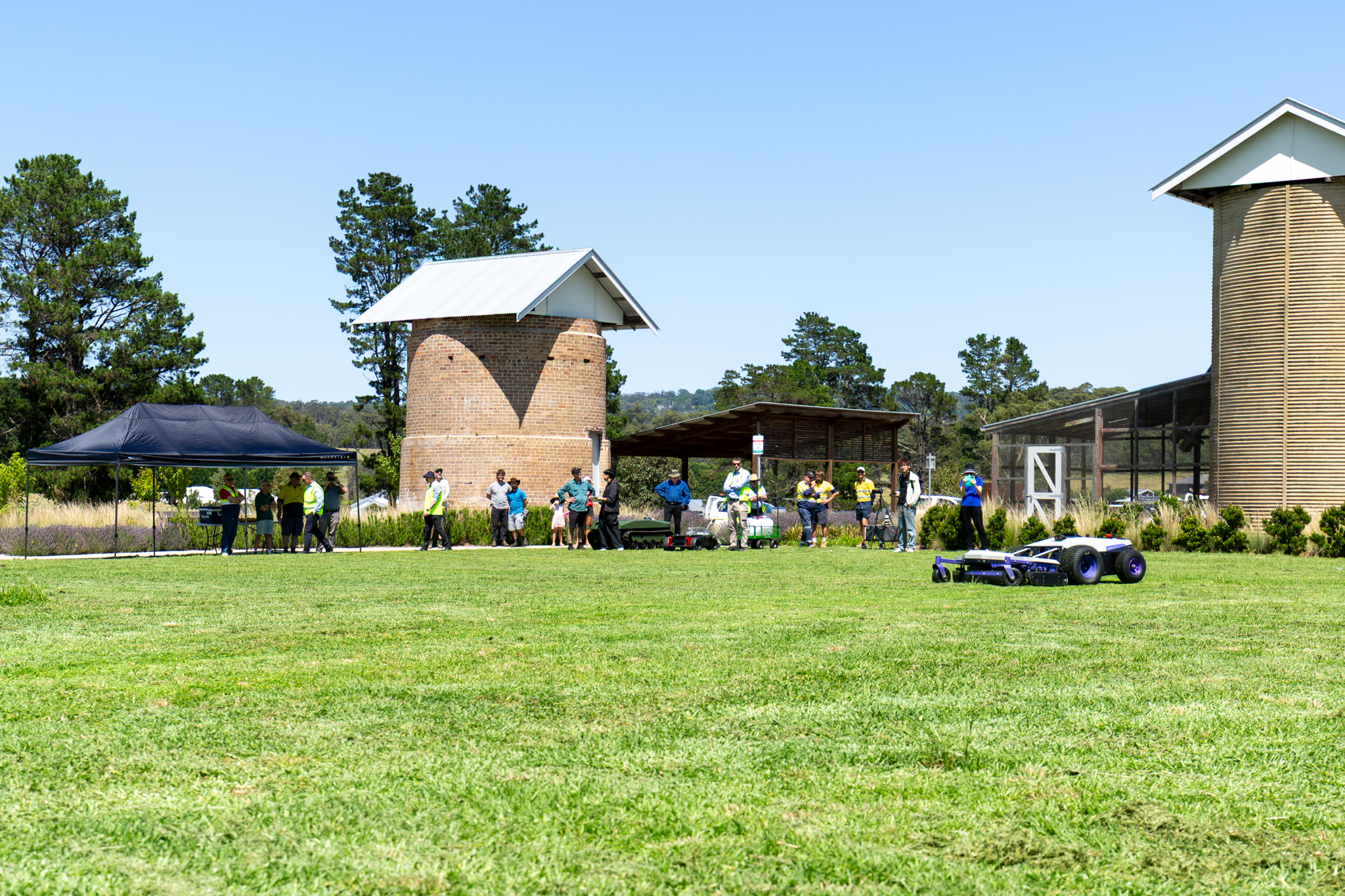 The January demonstration day at the Renwick silos in the Southern Highlands (south of Sydney).