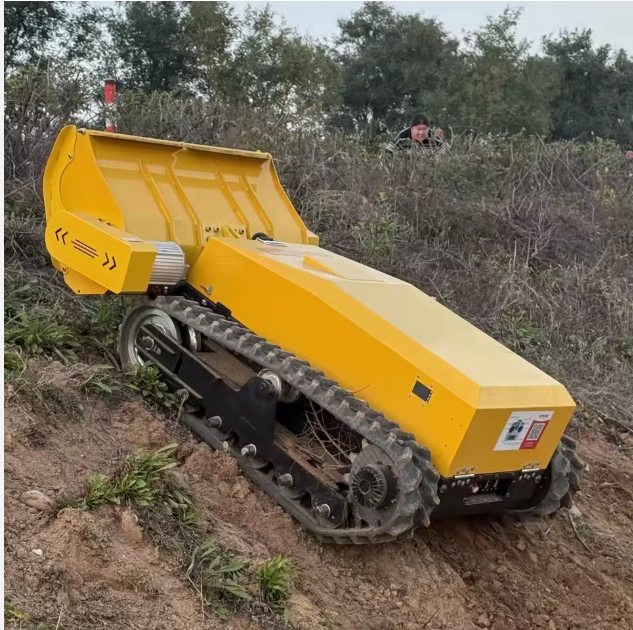 RC electric flail mower